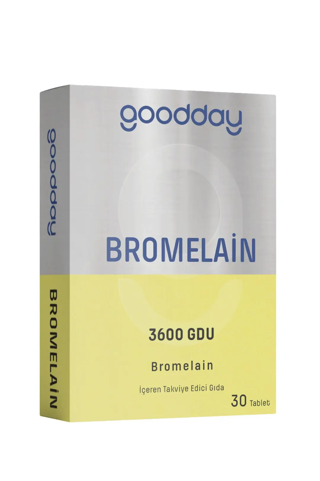 GoodDay Bromelain Tablet 30 Tablet kutu ve ambalaj
