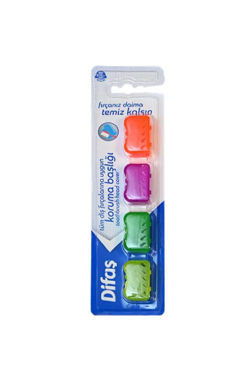 Difas Diş Fırçası Kabı Seyahat ve Hijyen İçin 4'lü Set ürün görseli