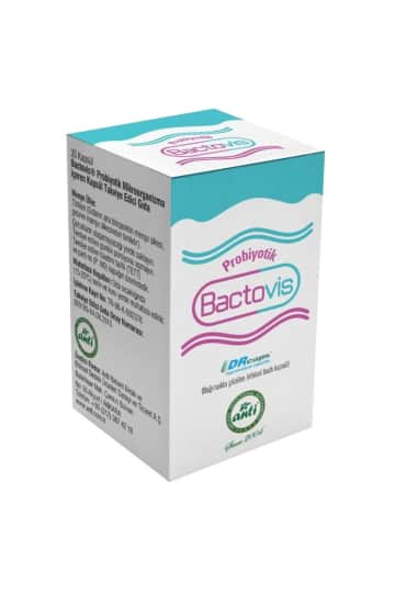 Anti Bactovis Kapsül, Probiyotik Mikroorganizma İçeren Takviye Edici Gıda 30 Kapsül
