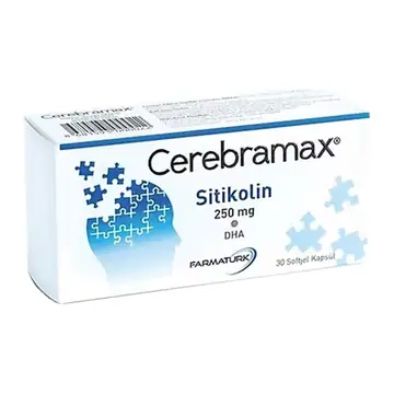 Cerebramax Sitikolin Yumuşak Kapsül Omega 3 Takviyesi 30 Adet