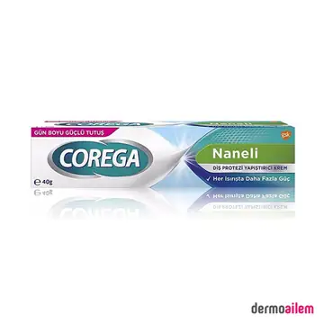 Corega Süper Güçlü Diş Protezi Yapıştırıcı Krem 40 gr
