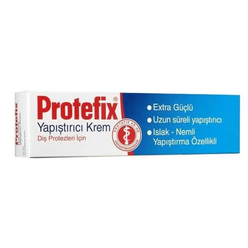 Protefix Yapıştırıcı Krem 47 g Tüp ürün ambalajı
