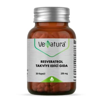 VeNatura Resveratrol 250 mg Güçlü Antioksidan 30 Kapsül