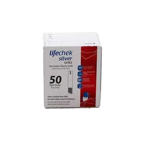 Lifechek Silver GH82 Kan Şekeri Ölçüm Stripi 50 Strip ürün görseli