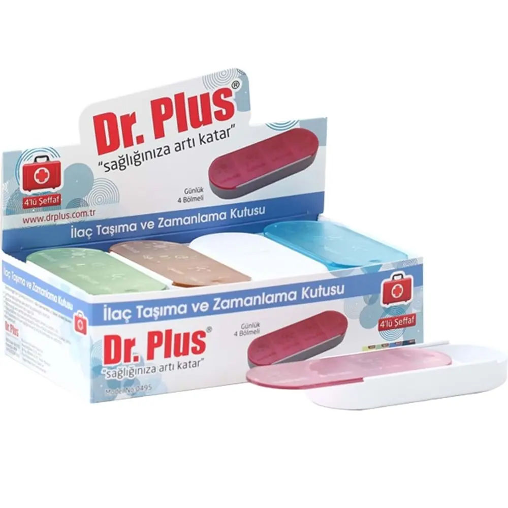 Dr. Plus Dr Plus İlaç Saklama Kutusu Şeffaf ürün ve ambalaj