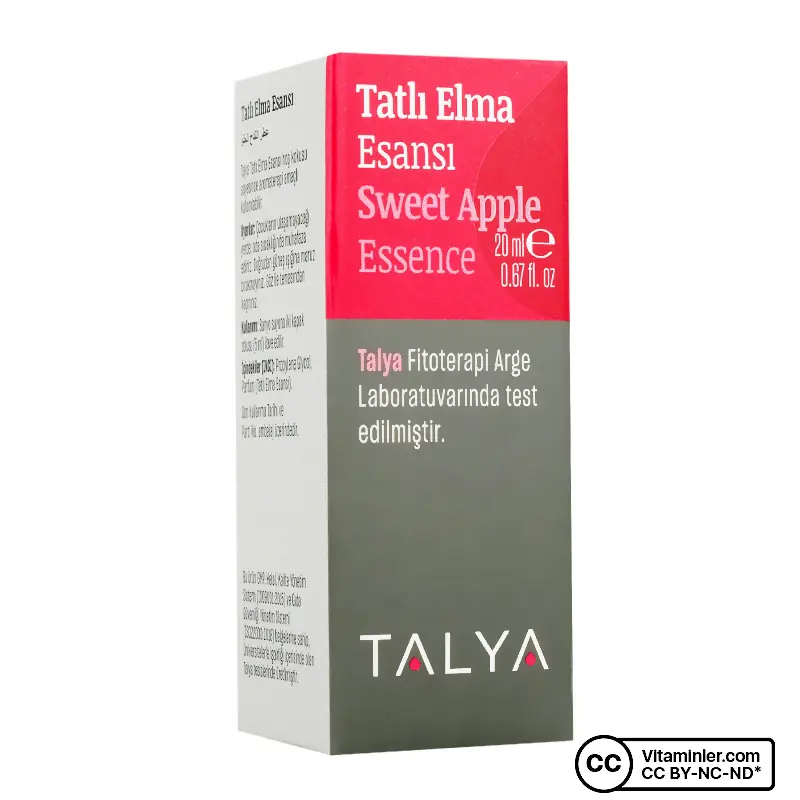 Talya (Tatlı) Elma Yağı 20 cc Aromaterapi ürün ambalajı