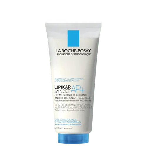 La Roche-Posay Lipikar Syndet Ap+ Bebek ve Yetişkin Temizleyici Jel 200 ml ürün ambalajı