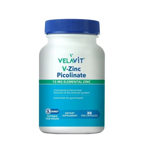 Velavit V-Zinc Picolinate Kapsül 30 Kapsül ürün görseli