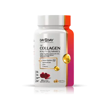Day2Day The Collagen Beauty Gummies Çiğnenebilir Kollajen Takviyesi 60 Adet