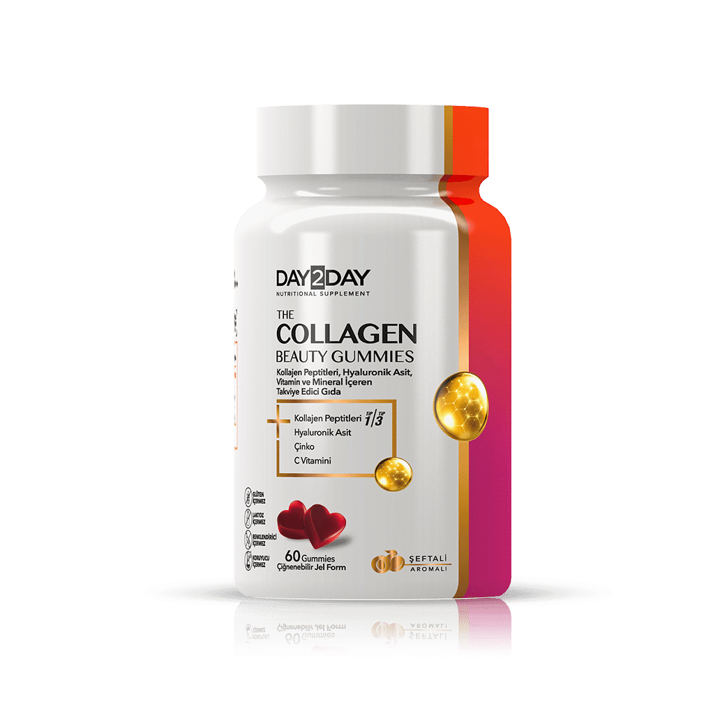Day2Day The Collagen Beauty Gummies Çiğnenebilir Kollajen Takviyesi 60 Adet