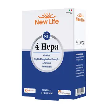 New Life 4 Hepa Karaciğer Destek Deve Dikeni Enginar 30 Kapsül