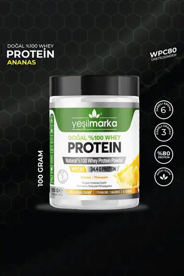 Yesilmarka Whey Protein Tozu 100 g Ananas