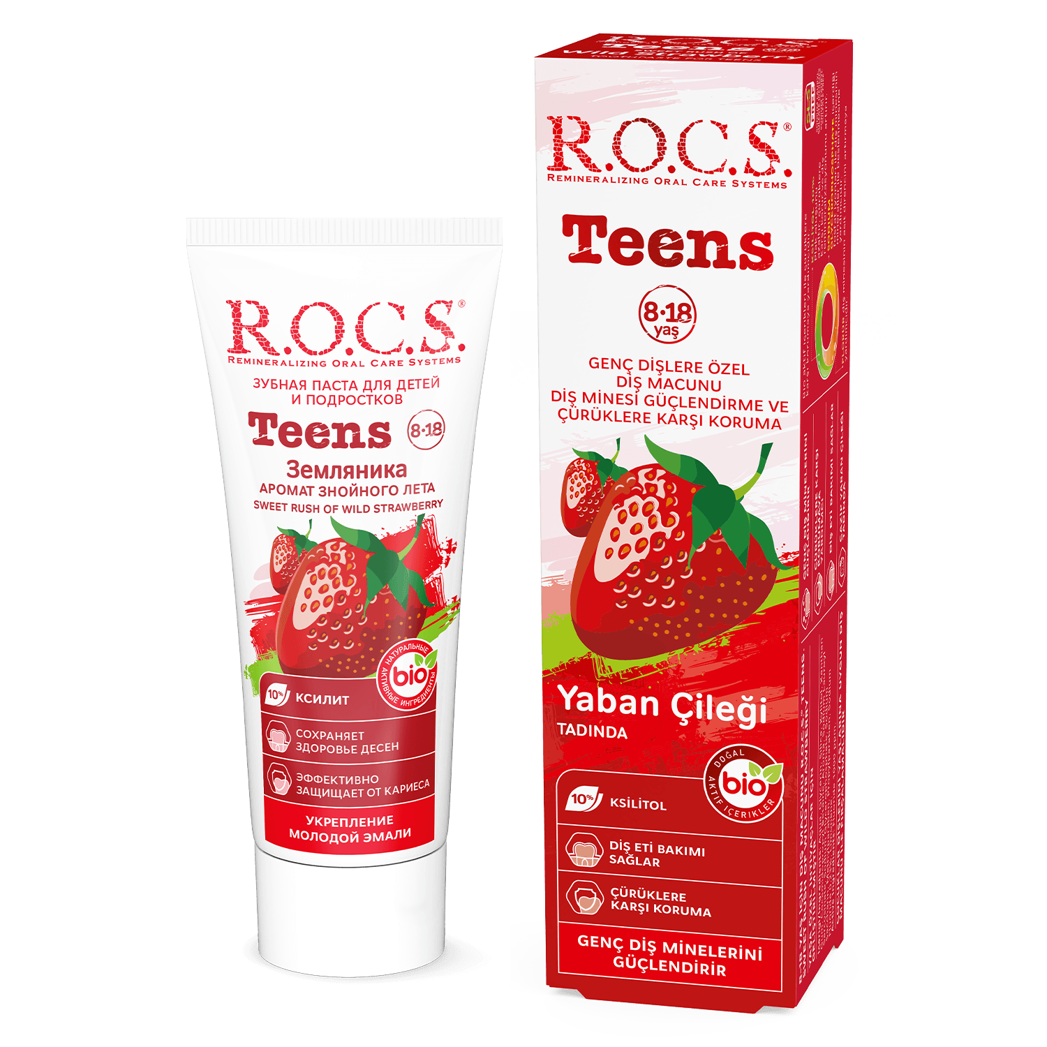 Rocs Diş Macunu Teen Yaban Mersinli