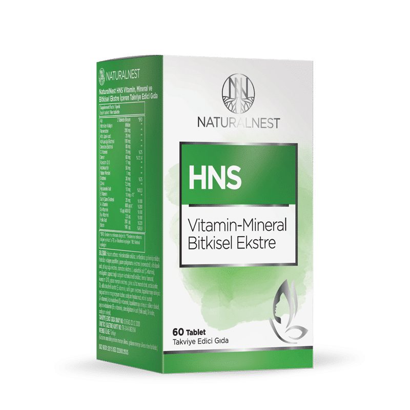 Naturalnest Hns Saç Cilt Tırnak Vitamini Bitkisel Ekstre 60 Tablet