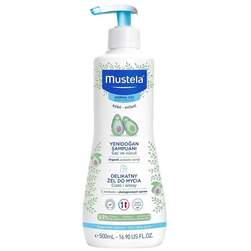 Mustela Yenidoğan Bebek Şampuanı 500 ml ürün görseli