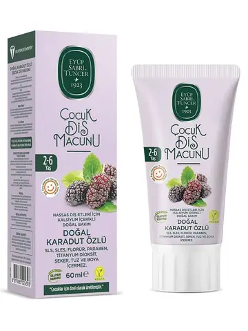 EST Doğal Karadut Özlü Çocuk Diş Macunu 60 ml