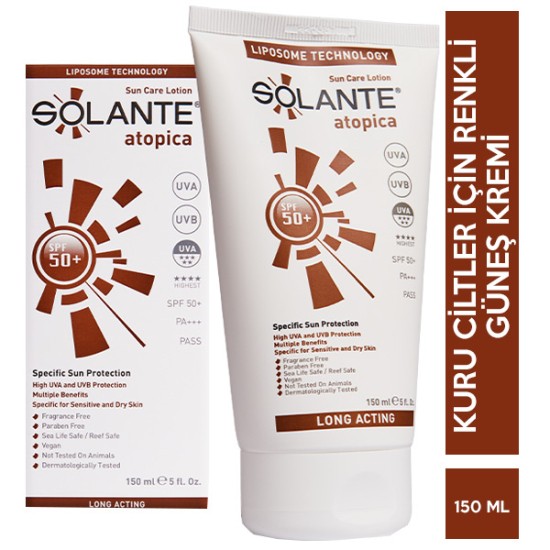SOLANTE SUN LOSYON ATOPICA SPF50+ 150 ML