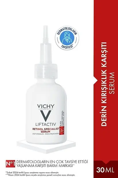 Vichy Liftactiv Retinol Serum ürün ambalajı
