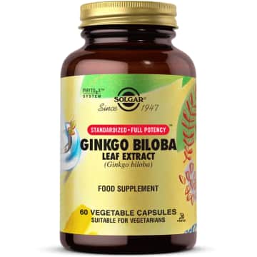 Solgar Ginkgo Biloba Beyin Hafıza Dolaşım 60 Kapsül