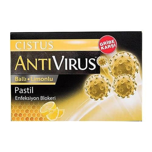 Cistus Antivirus Ballı Limonlu Pastil Boğaz Rahatlatıcı 10 Adet
