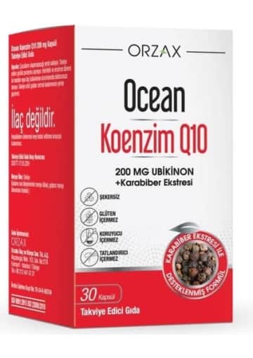 Ocean Koenzim Q10 200 mg Kapsül 30 Kapsül