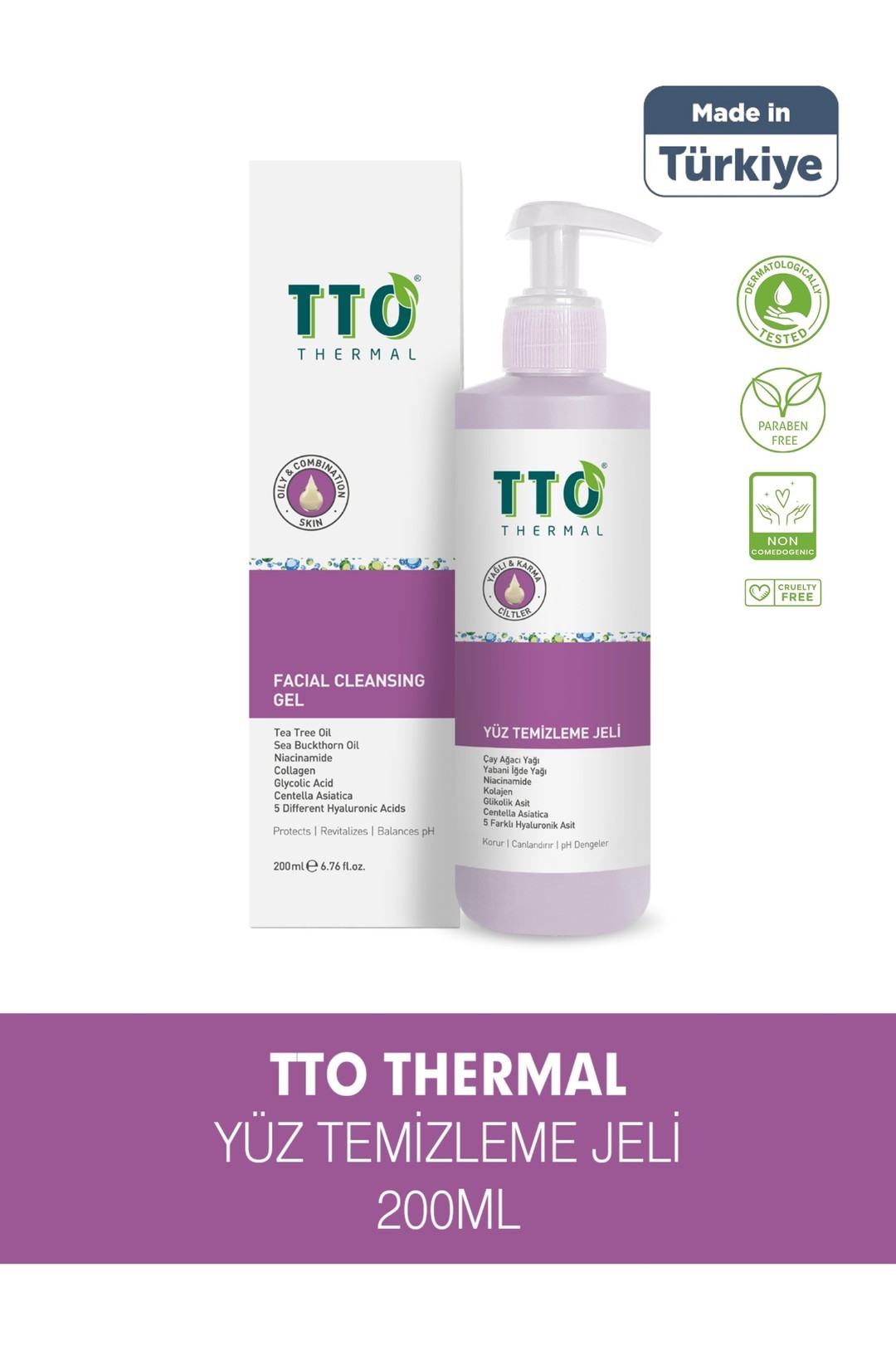 TTO Yüz Temizleme Jeli 150 ML