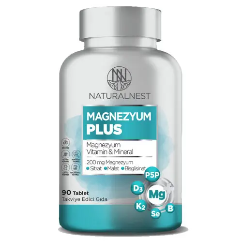 Naturalnest Magnezyum Plus 90 Tablet ürün görseli