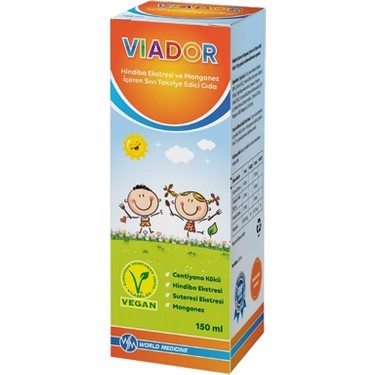 Viador Hindiba Ekstresi ve Manganez İçeren Sıvı Takviye Edici Gıda 150ML