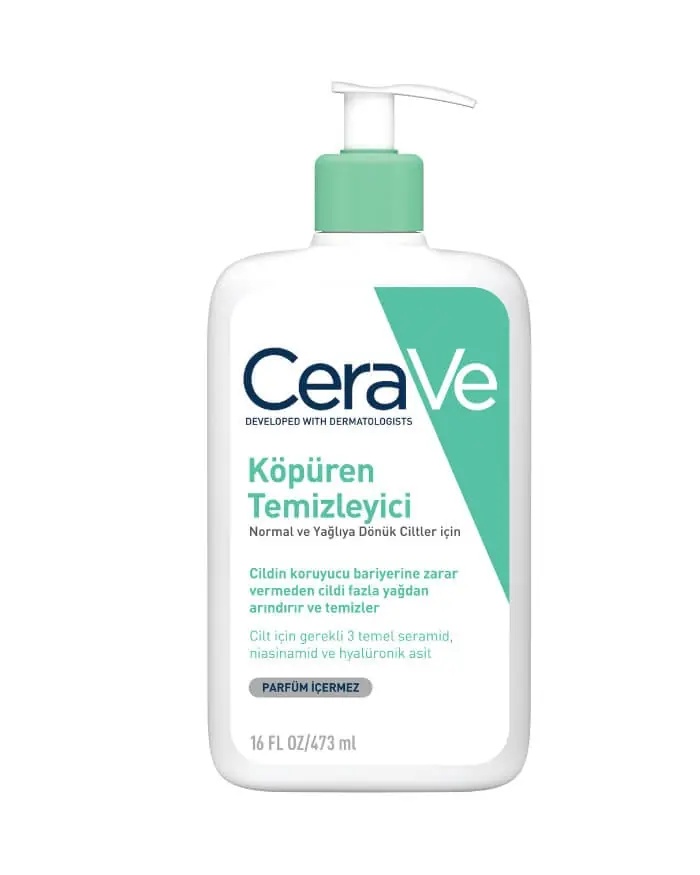 CeraVe Köpüren Temizleyici Normal ve Yağlı Ciltler İçin 473 ml
