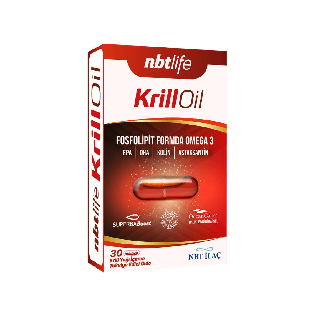 Nbtlife Boost Krill Yağı Omega 3 Fosfolipid İçeren 30 Kapsül