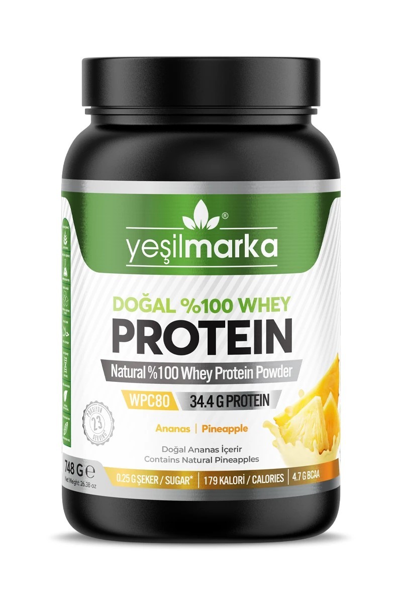 Protein Tozu 748gr Whey Doğal Ananas Aromalı