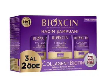 Bioxcin Şampuan Collagen Biotin 3 Al 2 Öde Kampanya