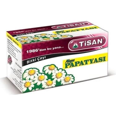 Tisan Papatya Çayı kutu ve ambalaj