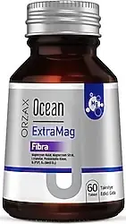 Ocean Extramag Fibra Tablet, Magnezyum ve B Vitaminleri, 60 Tablet