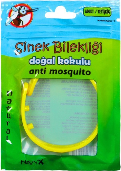 Navxy Sivrisinek Bilekliği Yetişkinler İçin Doğal Kovucu