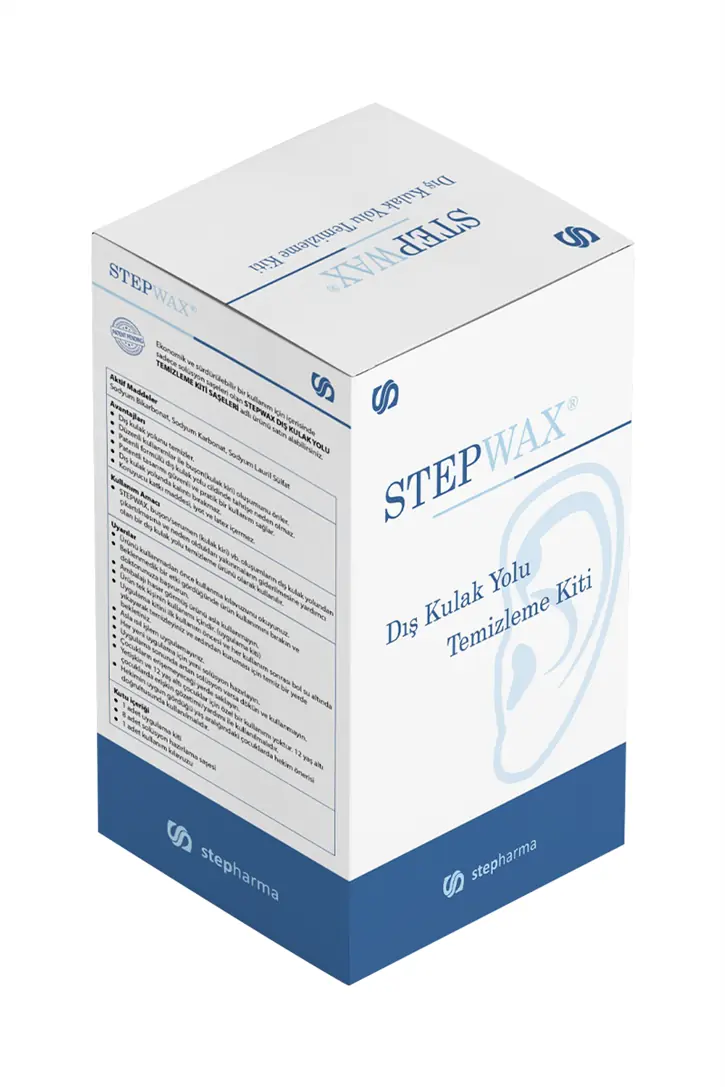 Stepwax Dış Kulak Yolu Temizleme Kiti 8 Saşe ürün görseli