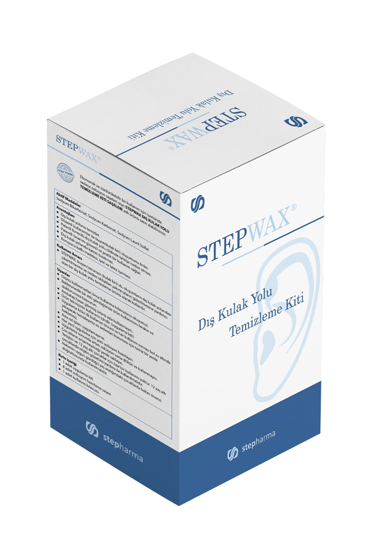 Stepwax Dış Kulak Yolu Temizleme Kiti 8 Saşe