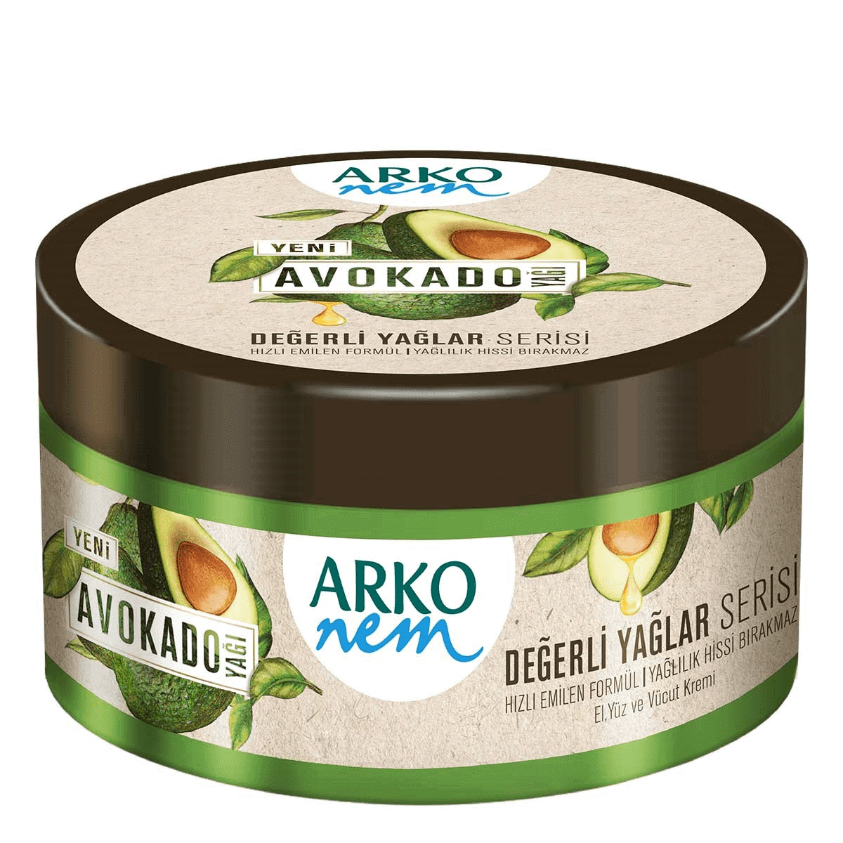 Arko Nem Krem Deger Yağ Avokado 250 ml ürün görseli