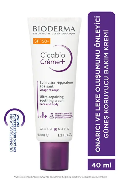 Bioderma Cicabio Cream+ SPF50 40 ml ürün görseli