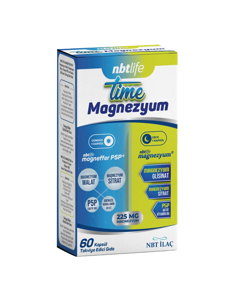 NBT Life Time Magnezyum Kapsül 30+30 Kapsül ürün görseli