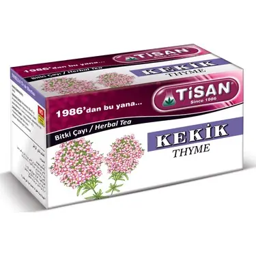 Tisan Kekik Çayı 20'li kutu ve ambalaj