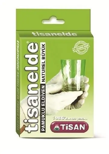 Tisan Elde Eldiven Egzema Naturel Büyük ürün ve ambalaj