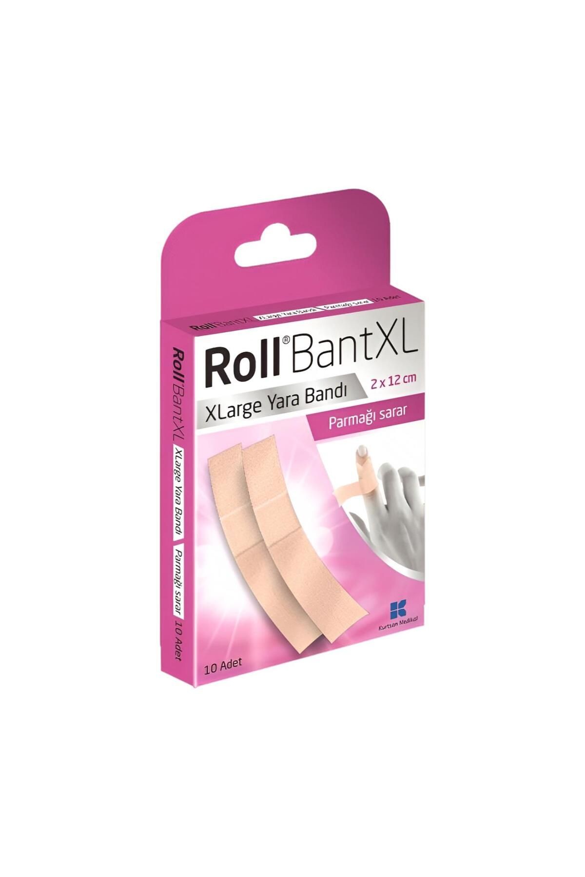 Roll XL Boy Yara Bandı 2 cm x 12 cm 10 adet