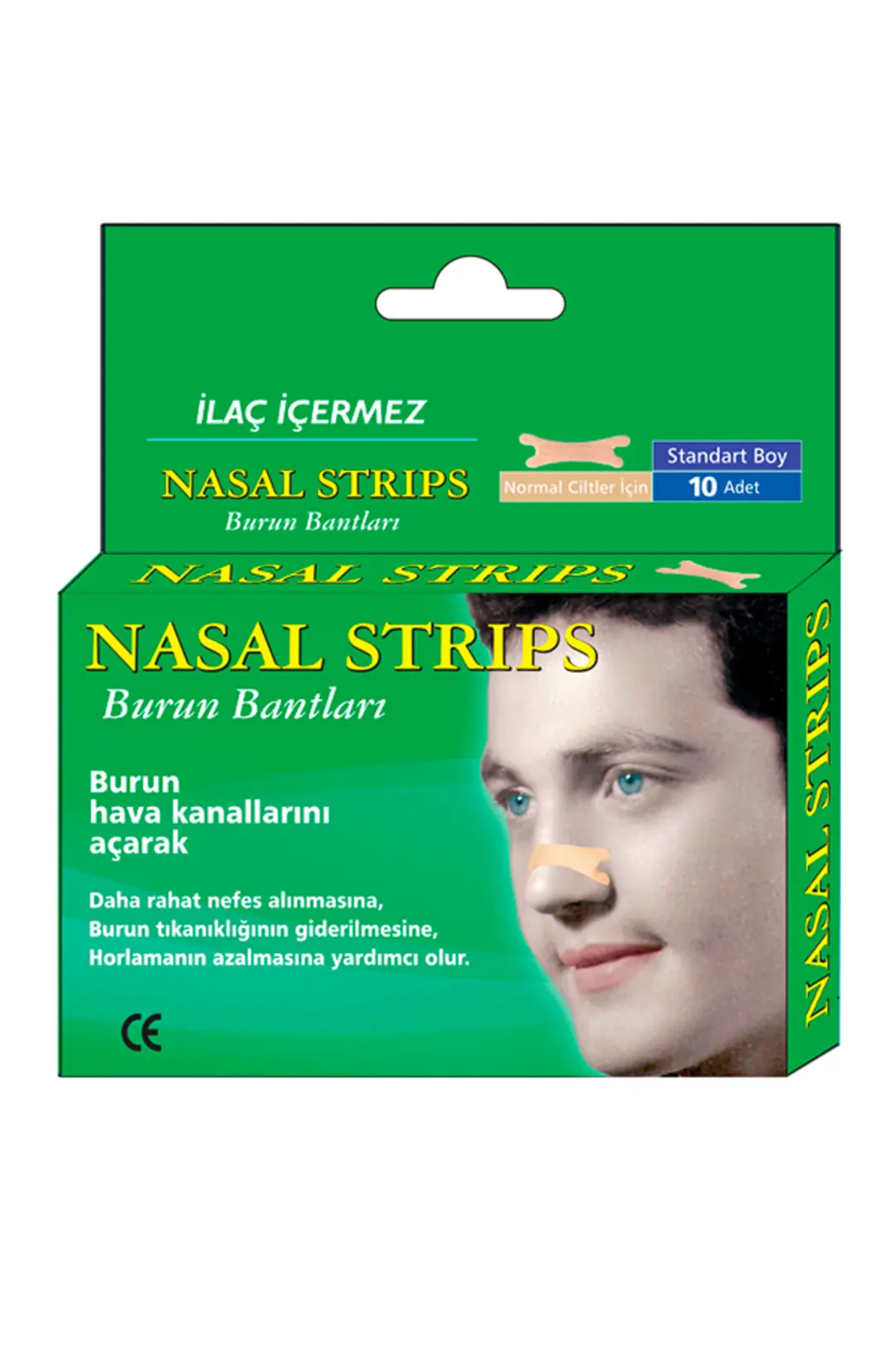 Breathe Better Burun Bandı Medium Yeşil ürün görseli