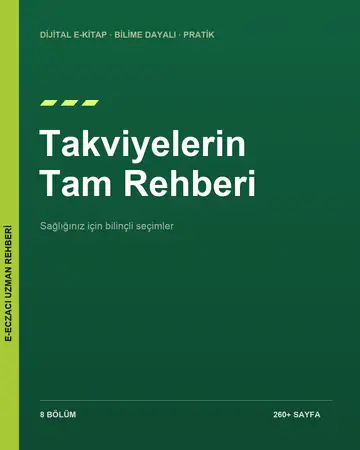 Takviyelerin Tam Rehberi — 260+ Sayfa Bilimsel E-Kitap