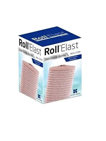 Rollelast Bandaj Elastik Ten 6 Cmx3,5 Mt ürün görseli