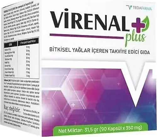 Tedafarma Virenal Plus 90 Kapsül ürün görseli