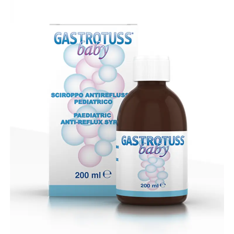 DMG Gastrotuss Baby Şurup Reflü ve Hazımsızlık İçin 200 ml kutu ve ambalaj