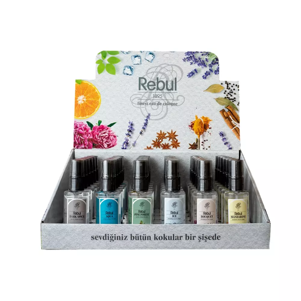 Rebul Kolonya Sprey 50 ml ürün ambalajı