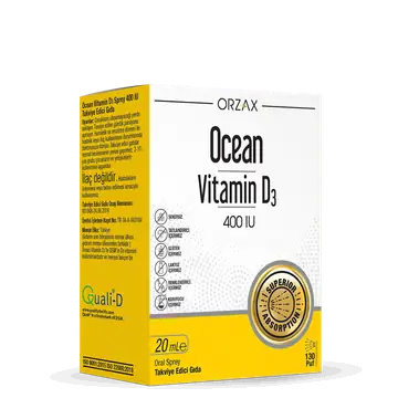 Orzax Ocean D3 Vitamini Sprey 400 IU 20 ml